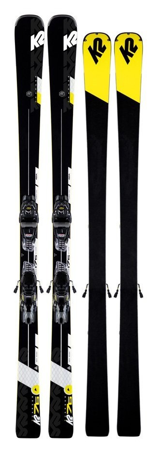 Лежи горные (комплект) K2 CHARGER+M3 11 TCX LIGHT QKCLK 175см Black/Yellow (10D0003.142.1+10C1004.142.1)