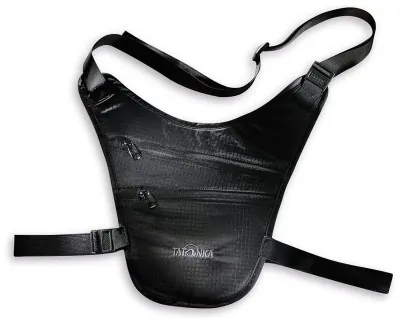 Кошелек нательный Tatonka Skin Chest Holster, Black