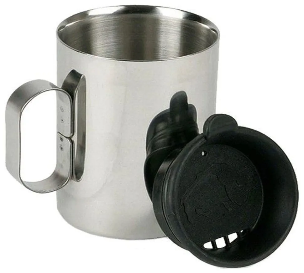 Термокружка з кришкою Tatonka Thermo Delux 300, Silver/Black (SHM_TAT 4102.000)