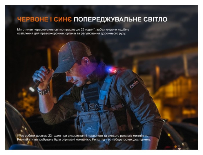 Ліхтар з кліпсою Fenix E04R, білий