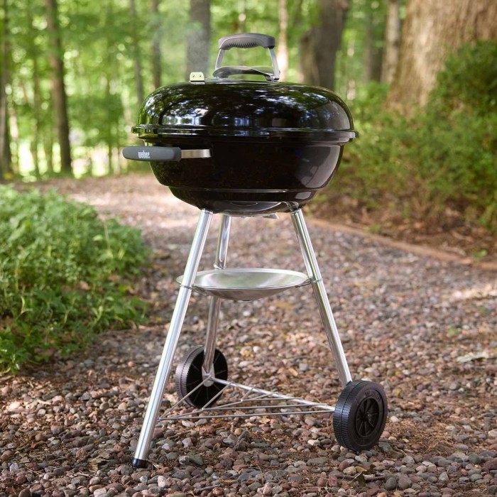 Угольный гриль Compact Kettle 47 см черный Weber 1502054