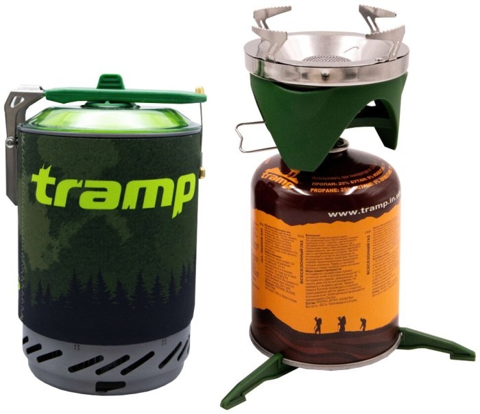Система для приготовления пищи Tramp 1,0л olive UTRG-115 Система для приготовления пищи Tramp 1,0л olive UTRG-115