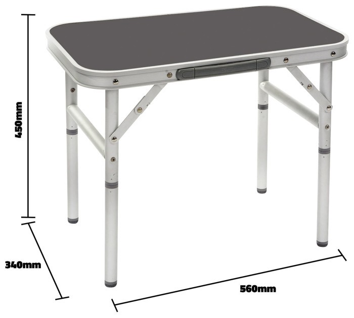 Стол Bo-Camp 56x34 cm Grey (1404394)