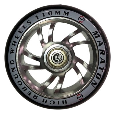 Колесо Maraton 110 мм, алюмінієве, хром