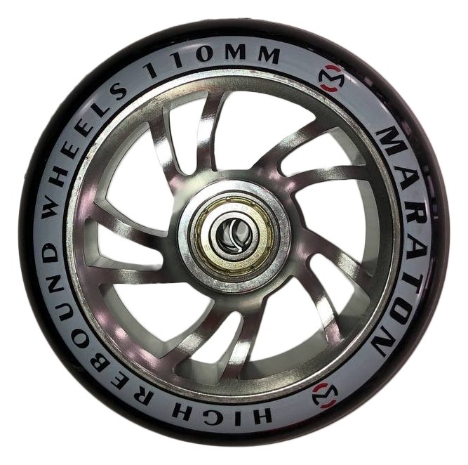 Колесо Maraton 110 мм, алюмінієве, хром, укр, укр