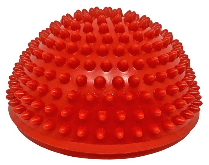 Півсфера масажна кіндербол EasyFit 16 см м'яка червона, укр, укр
