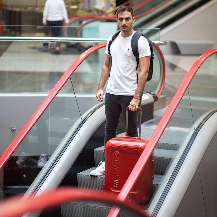 Валіза Swissbrand London (M) Red (SWB_LHLON201M) Discounted