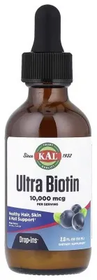 Ultra Biotin 10000mcg - 59 ml Mixed Berry