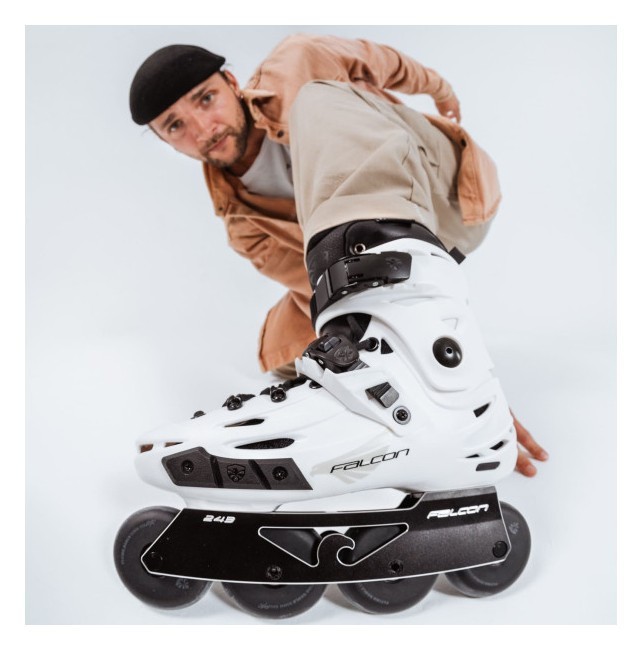 Ролики коньки 2 в 1 Flying Eagle Falcon PRO білі