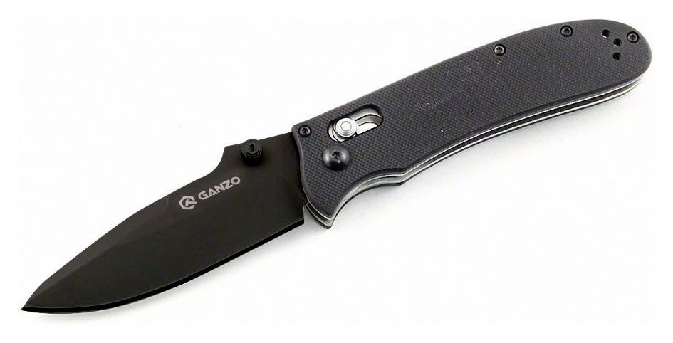 Ніж складаний Ganzo G704 із чорним лезом