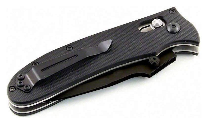 Ніж складаний Ganzo G704 із чорним лезом, укр, укр