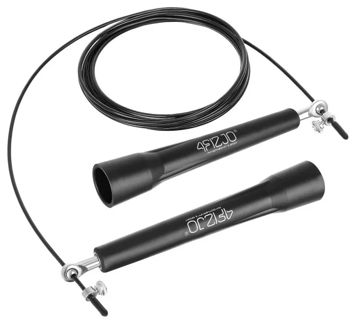 Скакалка швидкісна для кросфіту 4FIZJO Standard+ Black (P-5907739311528)