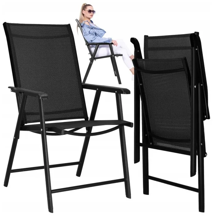 Крісло садове Springos складне GC0079 Black
