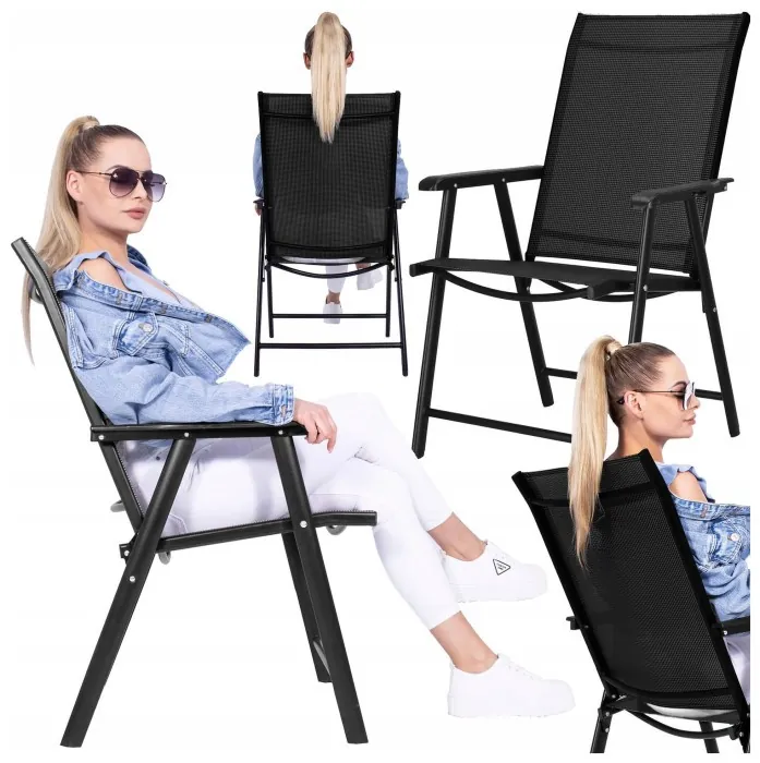 Крісло садове Springos складне GC0079 Black