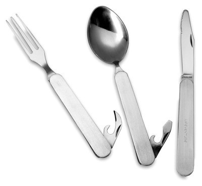 Lifeventure вилка, ложка, чем SS Folding