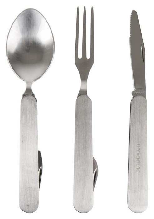 Lifeventure вилка, ложка, чем SS Folding