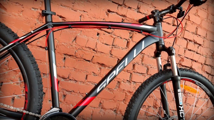 Велосипед гірський 29" Spelli SX-4700 Grey/Red (2025)
