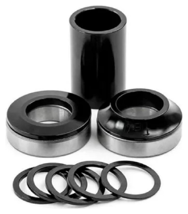 Каретка Fiend Mid BB 22 мм чорна, укр, укр