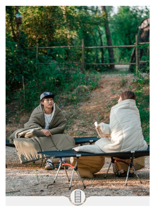 Спальник з капюшоном Naturehike LD250 CNK2300SD016, темно-зелений