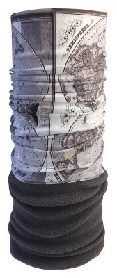 Бандана-бафф багатофункціональна Crow WORLD One size Grey/beige (CBMS19U3M)