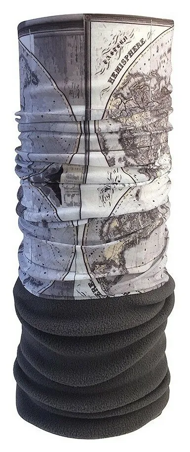 Бандана-бафф багатофункціональна Crow WORLD One size Grey/beige (CBMS19U3M) (one size beige, grey)