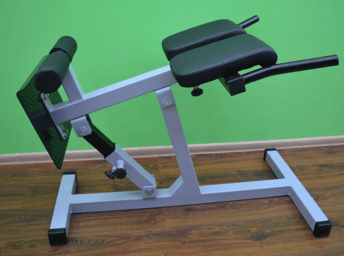 Гиперекстензия регулируемая с изменяющимся углом наклона, профессиональная серия до 200 кг.