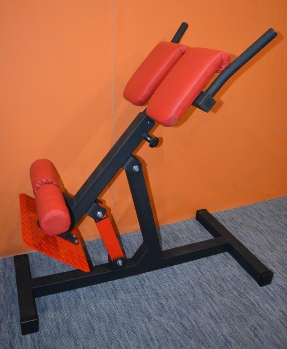 Гиперекстензия регулируемая с изменяющимся углом наклона, профессиональная серия до 200 кг.