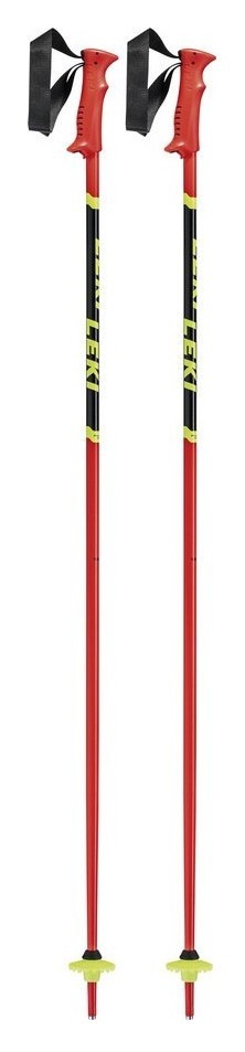 Палки для горных лыж для подростков Leki RACING KIDS 80см Fluorescent red/black/neon yellow (65044301-WRH)