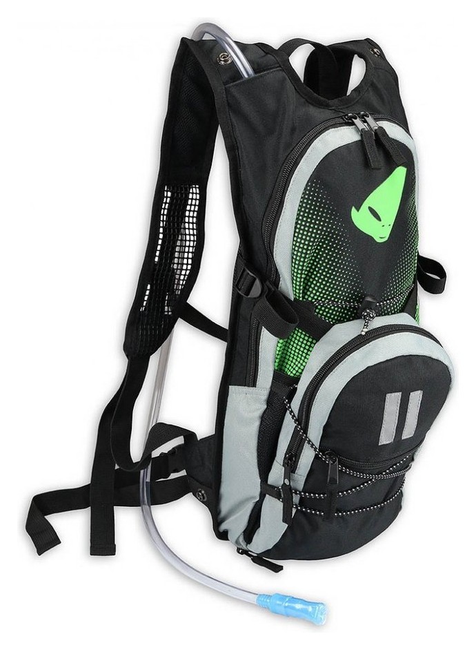 Рюкзак UFO CAMELBACK 20 L Black/grey/green (MB02247), укр, укр
