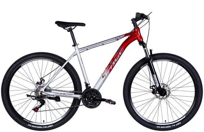 Велосипед AL 29" SPACE PHAETON DD FR рама-20" сріблясто-червоний 2025, укр, укр