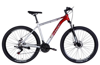 Велосипед AL 29" SPACE PHAETON DD FR рама-20" серебристо-красный 2025