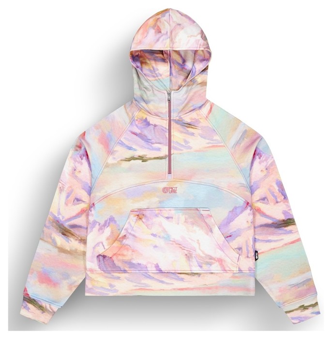 Picture Organic жіноча толстовка Quenda 1/2 Zip Printed W montanea print L