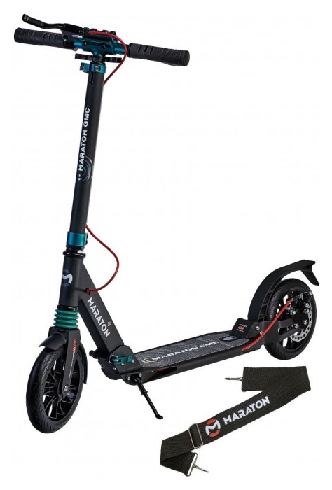 самокат Maraton GMC , Чорно-смарагдовий, укр, укр