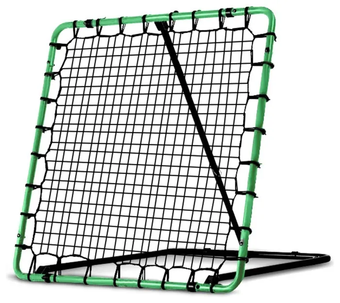 Сітка тренувальна для футболу Neo-Sport Rebounder 120 x 120 см, чорно-зелена