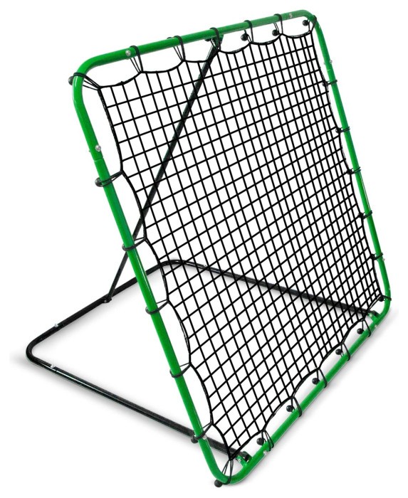 Сітка тренувальна для футболу Neo-Sport Rebounder 120 x 120 см, чорно-зелена