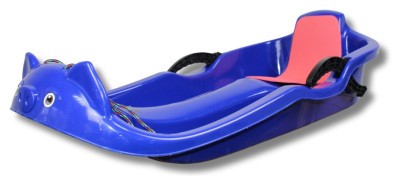 Санки пластиковые с тормозами Prime Sport Snow Rider синие