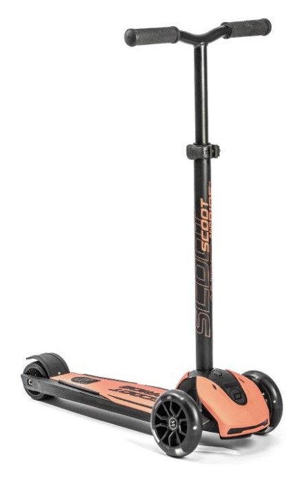 Самокат Scoot and Ride серії Highwaykick-5 з колесами що світяться персик, 5+ до 80кг, укр, укр