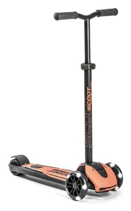 Самокат Scoot and Ride серії Highwaykick-5 з колесами що світяться персик, 5+ до 80кг