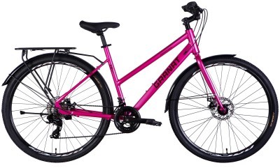 Велосипед AL 28" Dorozhnik GRANAT W DD CS рама-20" фиолетово-розовый 2025
