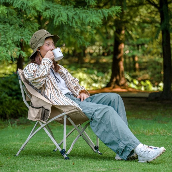 Стілець складаний Naturehike Stellaluna T04 CNK2550JJ022, вуглецева сталь, чорний, укр, укр