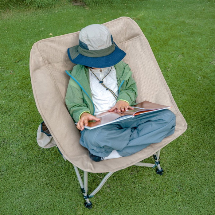 Стілець складаний Naturehike Stellaluna T04 CNK2550JJ022, вуглецева сталь, чорний, укр, укр