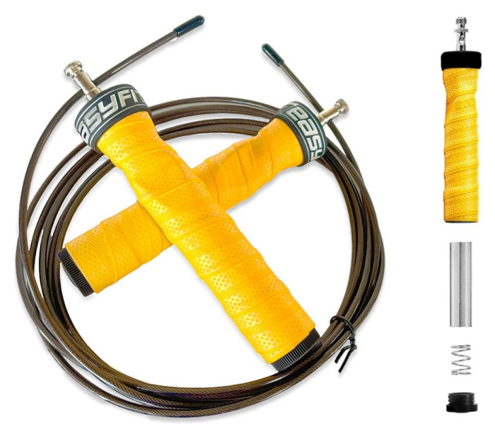 Скакалка для гімнастики EasyFit FlexiJump Pro швідкісний тренажер для боксу, укр, укр