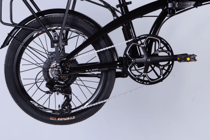 Велосипед з електроприводом 20" AL Dorozhnik eONYX DD FR рама-11" 36B 12.5А*г 500Вт чорний YS 728 2025