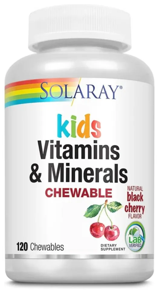 Kids Vitamins & Minerals - 120 chewables Black Cherry