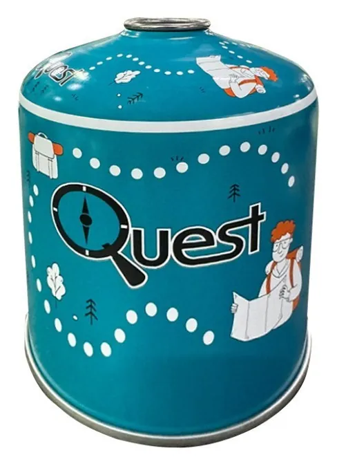 Набір із 12 шт газових балонів різьбових бутанових Quest, 450гр (FNR_Q-G450_12)