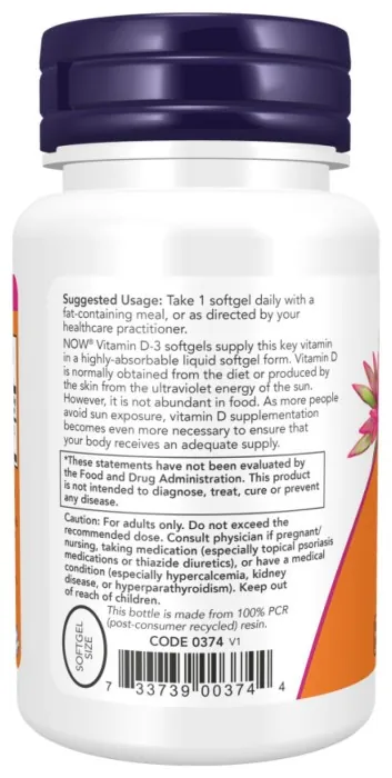 VIT D-3 5000 IU - 30 sgels