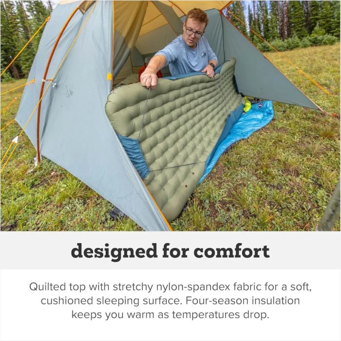 Килимок надувний Big Agnes Campmeister Deluxe Insulated 25x72 Wide Regular