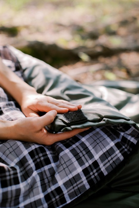 Спальный мешок Totem Ember Plus XXL одеяло с капюшом правый olive 190/90 UTTS-015