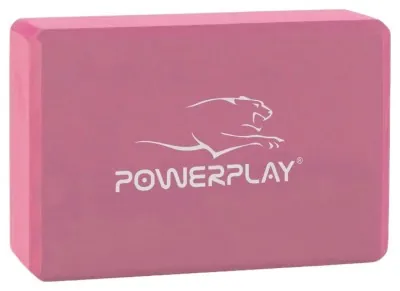Блок для йоги PowerPlay 4006 Yoga Brick Розовый