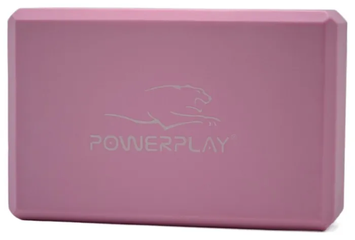 Блок для йоги PowerPlay 4006 Yoga Brick Розовый